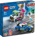 LEGO CITY 60314 POLICYJNY POŚCIG ZA FURGONETKĄ Z LODAMI