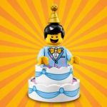 LEGO MINIFIGURES 71021 - 10 CZŁOWIEK TORT URODZINOWY
